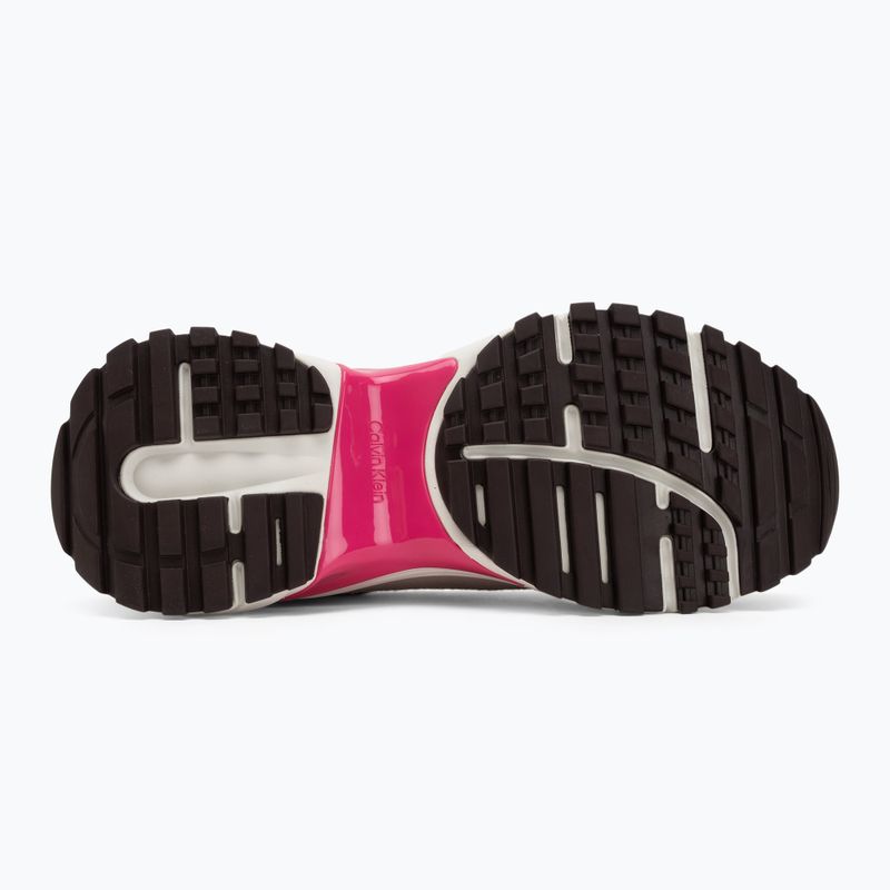 Dámské boty Calvin Klein YW0YW02075 Hike Runner MG Nylon Mix chateau/silver mink/pink 4