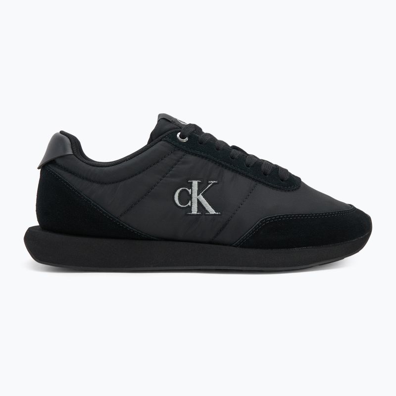 Pánské boty Calvin Klein YM0YM01361 Retro Runner Essential MIX MAT triple black 2