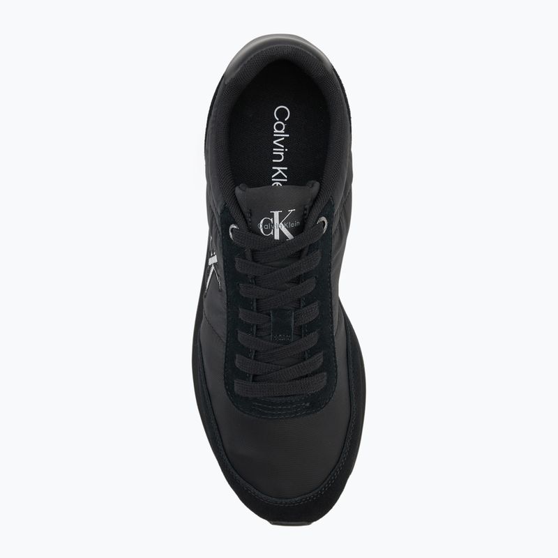 Pánské boty Calvin Klein YM0YM01361 Retro Runner Essential MIX MAT triple black 5