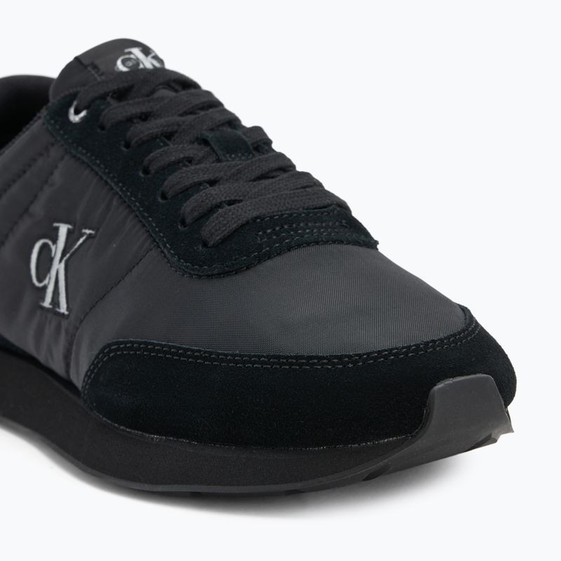 Pánské boty Calvin Klein YM0YM01361 Retro Runner Essential MIX MAT triple black 7