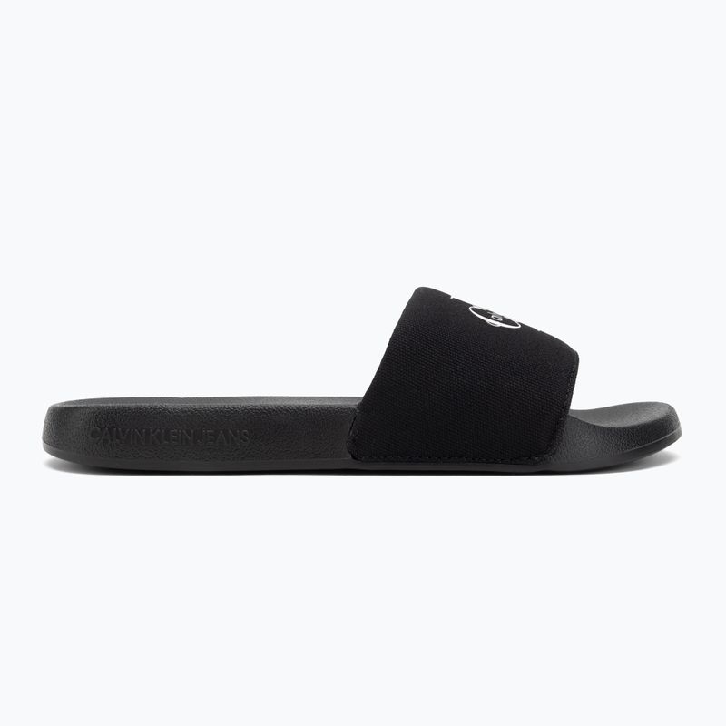 Dámské nazouváky Calvin Klein YW0YW01967 Monogram Logo 0GM black/bright white 2