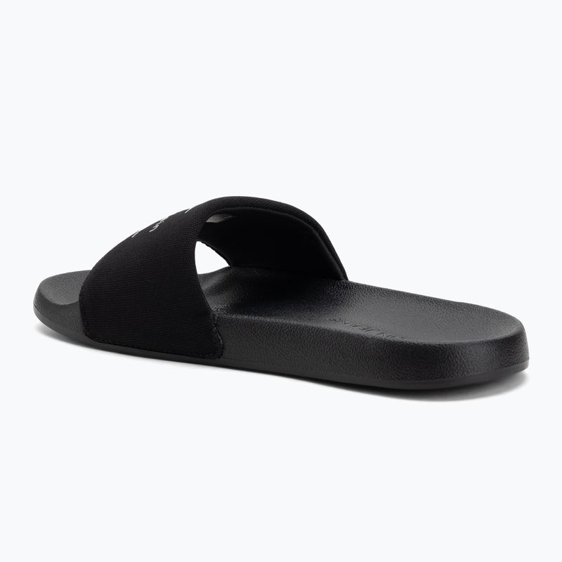 Dámské nazouváky Calvin Klein YW0YW01967 Monogram Logo 0GM black/bright white 3