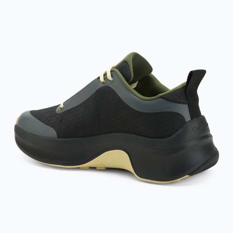 Pánské boty Calvin Klein YM0YM01456 Chunky Runner Lace Up Mix Aop black/medieval forest/coal/lime 3