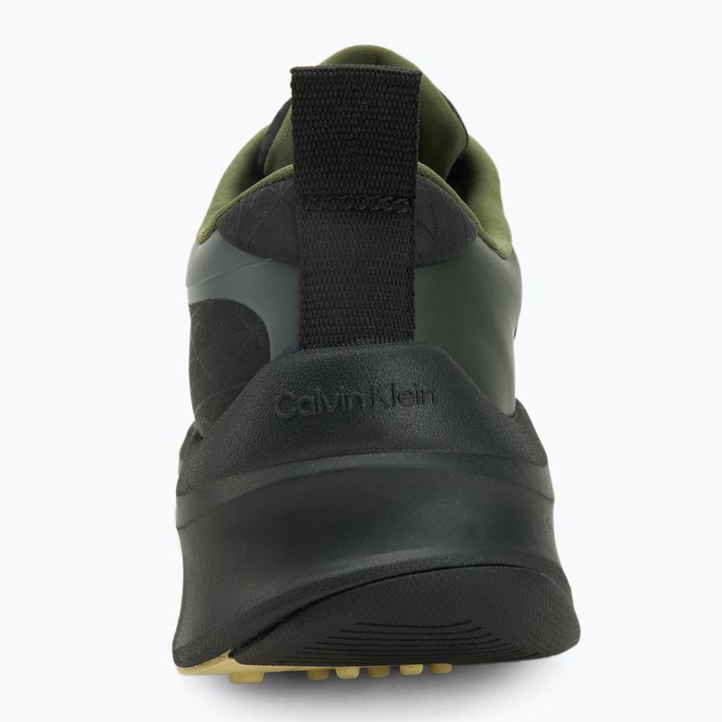 Pánské boty Calvin Klein YM0YM01456 Chunky Runner Lace Up Mix Aop black/medieval forest/coal/lime 6