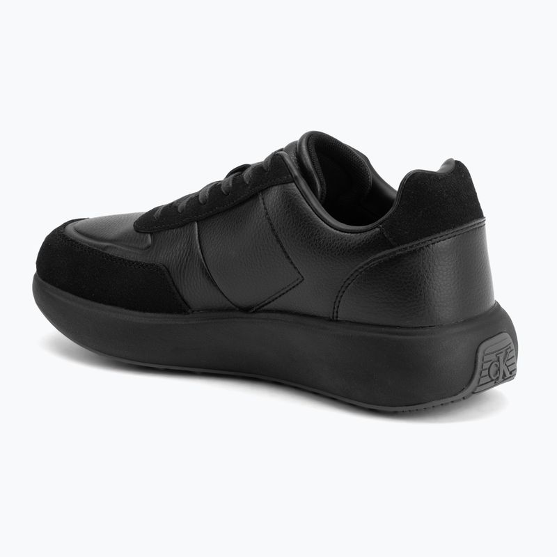 Pánské boty Calvin Klein HM0HM02033 City Runner Laceup Tape Leather triple black 3