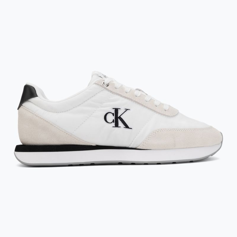 Dámské boty Calvin Klein YW0YW01990 Retro Runner Lace Up Nylon MG bright white/black 2