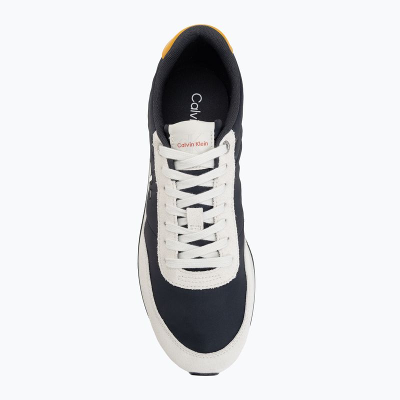 Pánské boty Calvin Klein YM0YM01361 Retro Runner Ess Mix Mat vaporous white/casual bluee/cooling 5