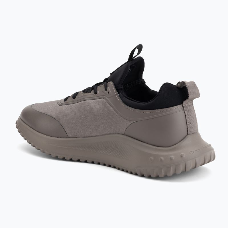 Pánské boty Calvin Klein YM0YM01443 Eva Runner Laceup Sock Mat Mix taupe smoke/black 3