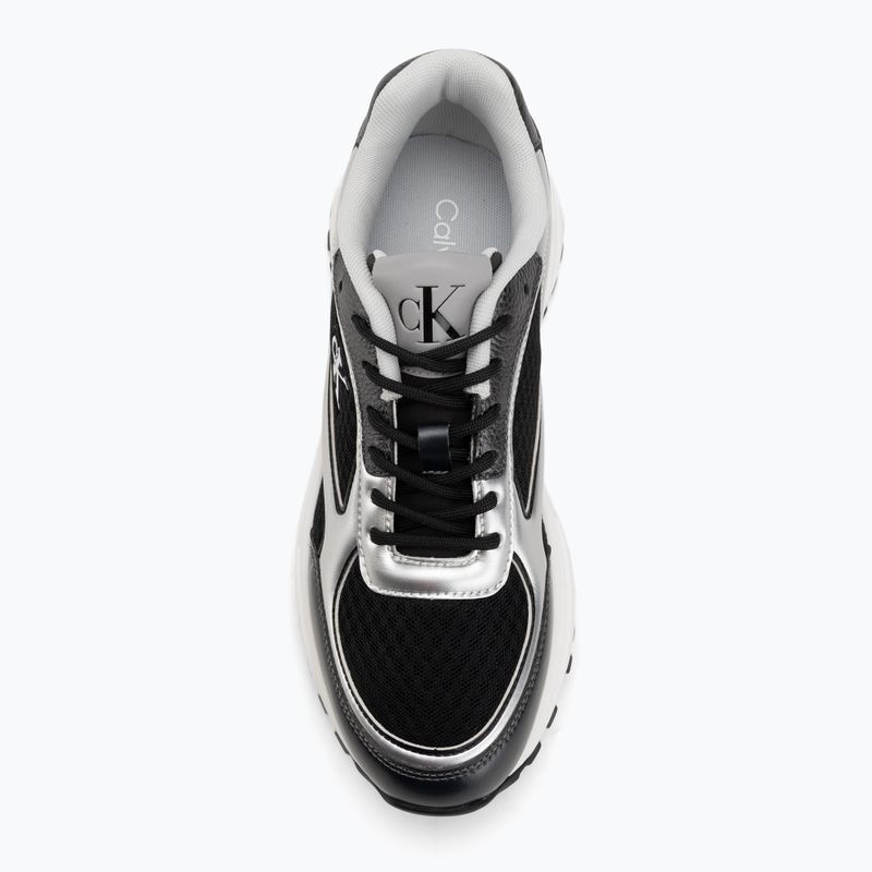 Dámské tenisky Calvin Klein YW0YW02063 Hike Runner Lace Up Mesh Mix black/silver 5
