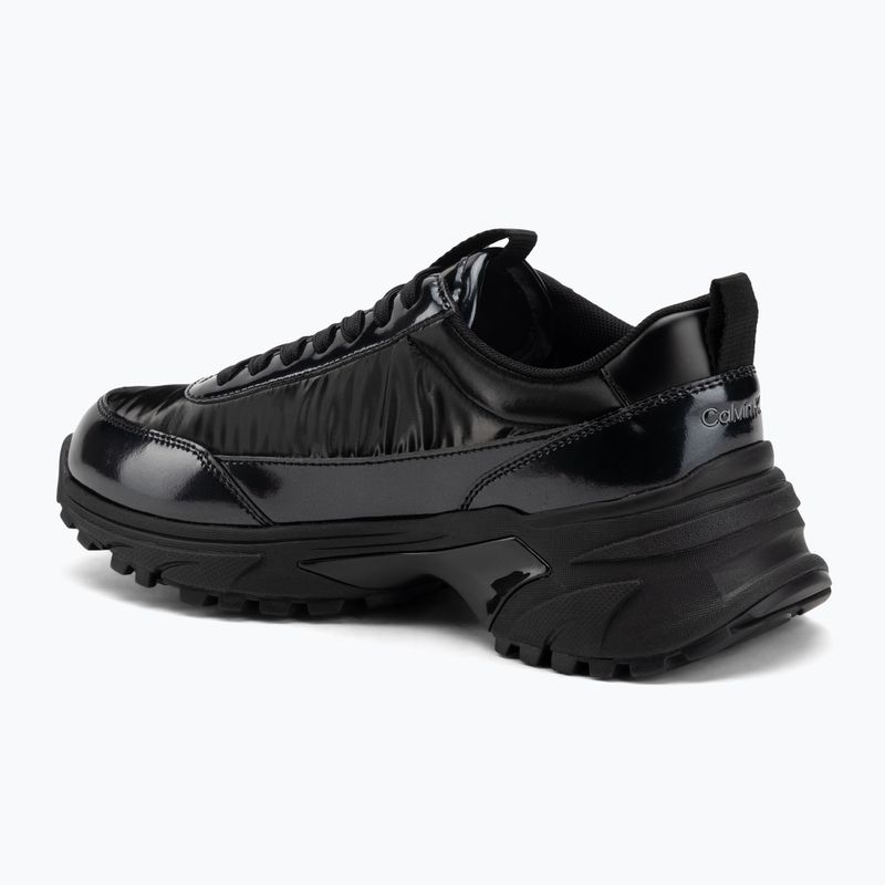Dámské boty Calvin Klein YW0YW02043 Hike Runner Lace Up Pearl Nylon triple black 3