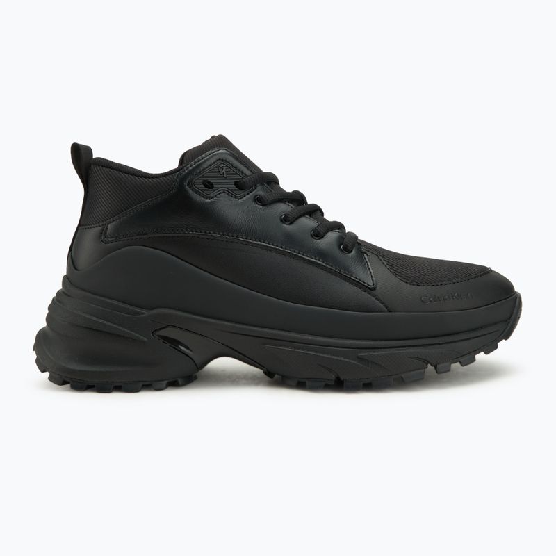 Pánská obuv Calvin Klein YM0YM01418 Hike Runner Mid Laceup Tech Mix triple black 2