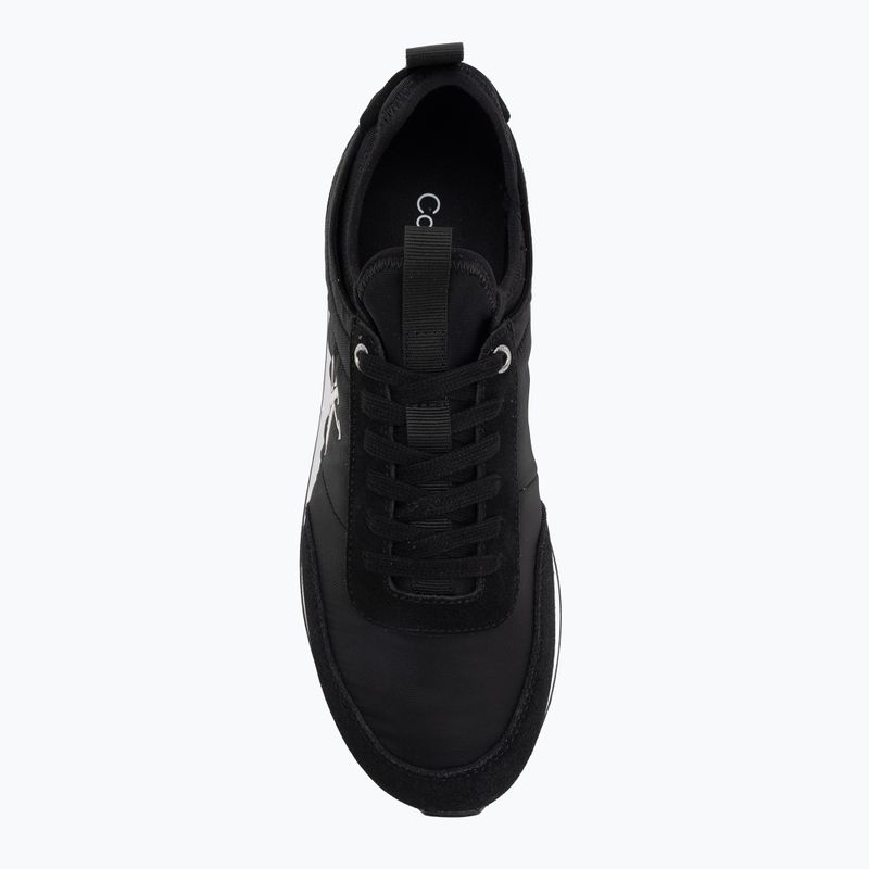 Pánské boty Calvin Klein YM0YM01414 Retro Runner Sock Laceup Mix Mat ck black 5