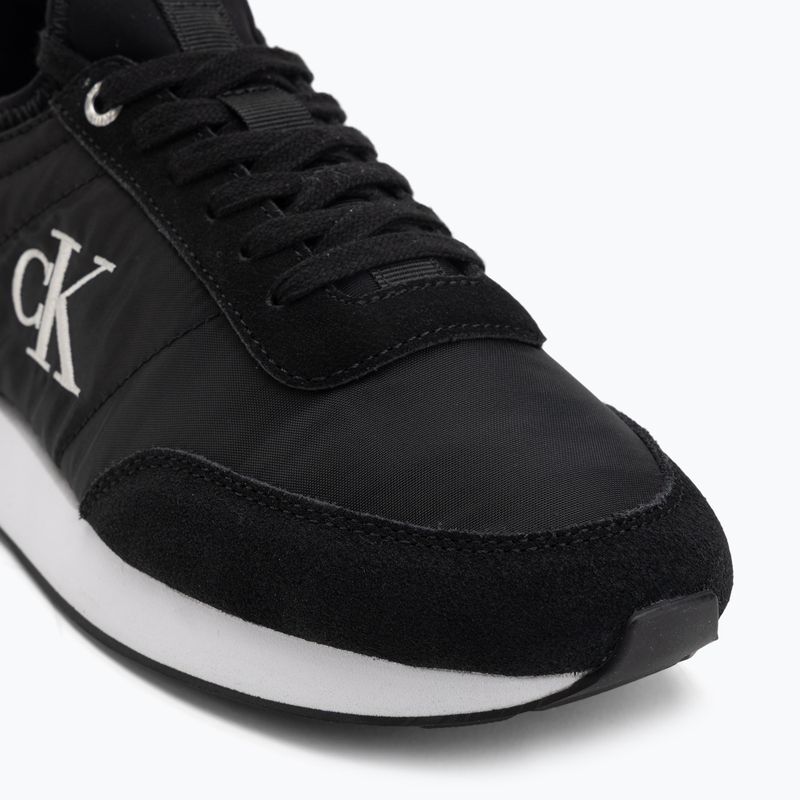 Pánské boty Calvin Klein YM0YM01414 Retro Runner Sock Laceup Mix Mat ck black 7