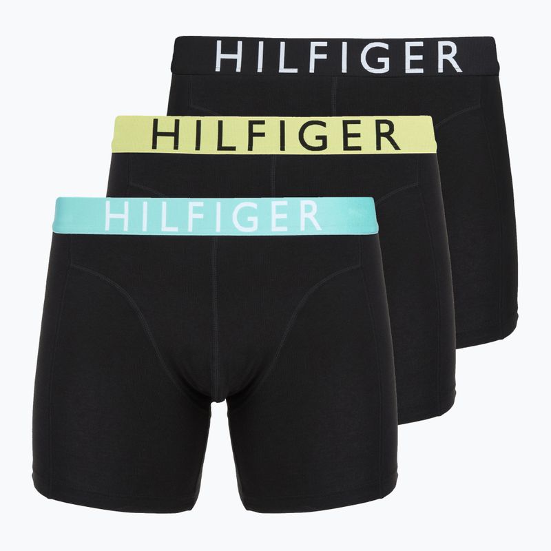 Boxerky Tommy Hilfiger Brief 3-pack lemon curd/arctic aqua/black