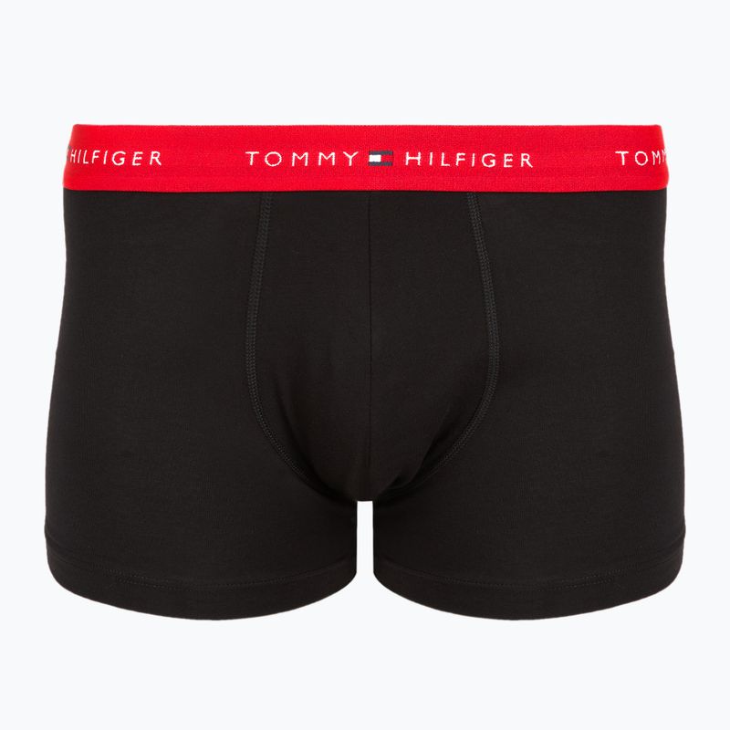 Boxerky Tommy Hilfiger Trunk WB 7 pairs blk/mid red/aegean sea/dsrt sky/blu jeans/f r/wht 7