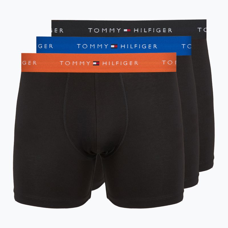 Pánské boxerky Tommy Hilfiger Brief 3 páry reg blue/bon orange/black
