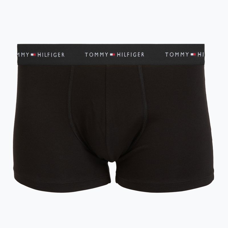 Pánské boxerky Tommy Hilfiger Trunk WB 3 pairs black/citronella/woodridge 4