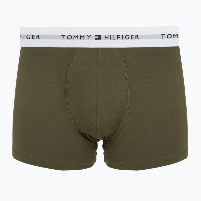 Pánské boxerky Tommy Hilfiger Trunk 3 pairs army green/prp nvy/nov grn 6