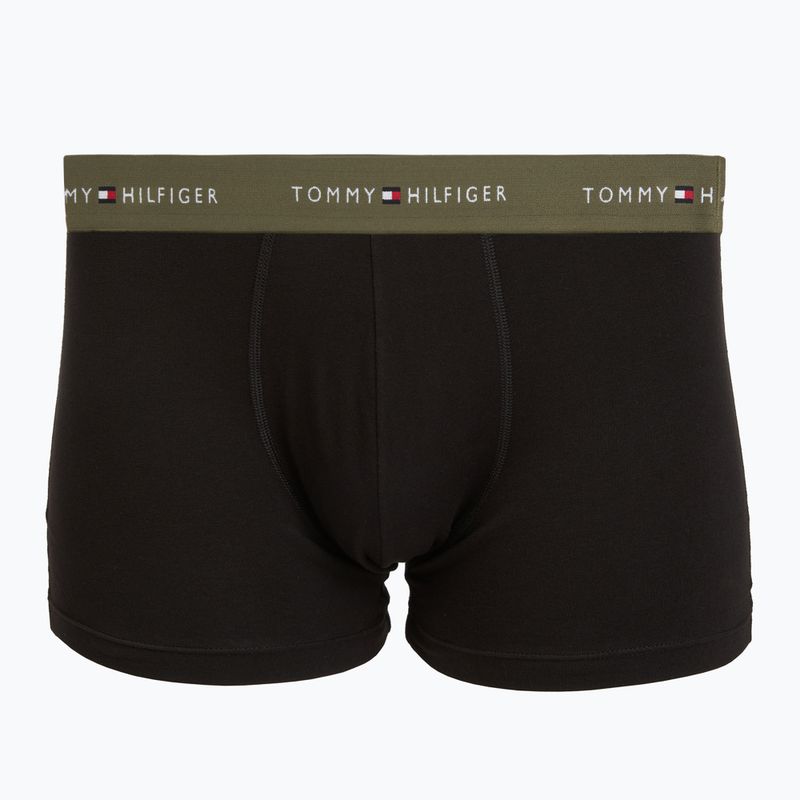 Pánské boxerky Tommy Hilfiger Trunk WB 3 pairs army green/wdg blue/ptch blue 3