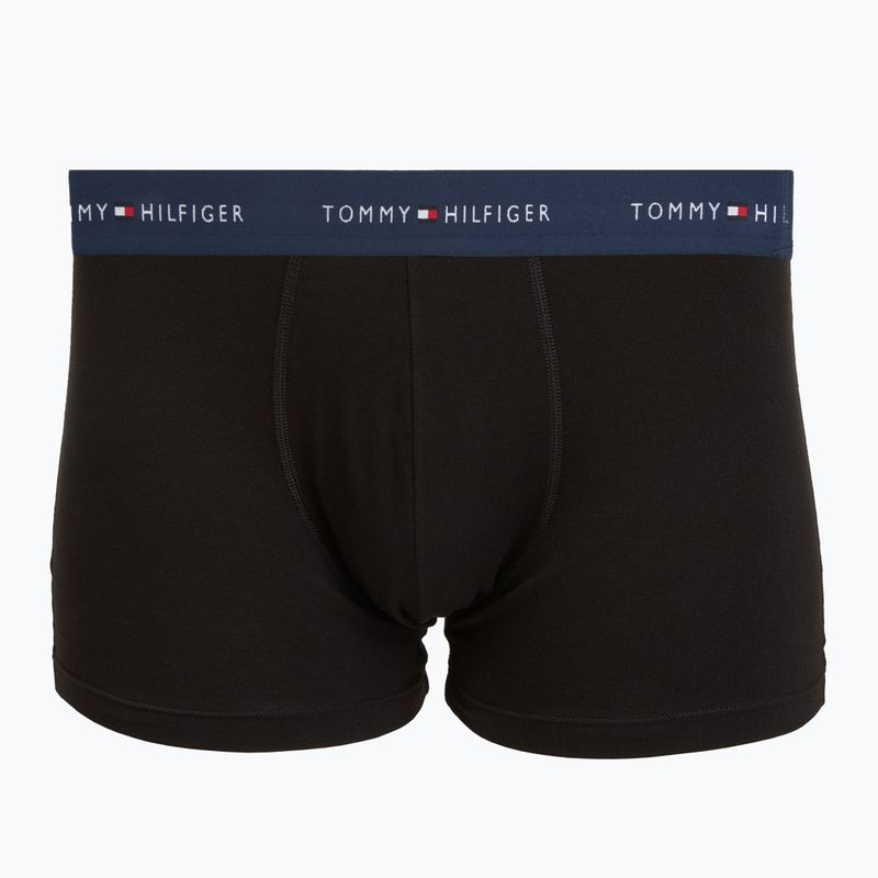 Pánské boxerky Tommy Hilfiger Trunk WB 3 pairs army green/wdg blue/ptch blue 4