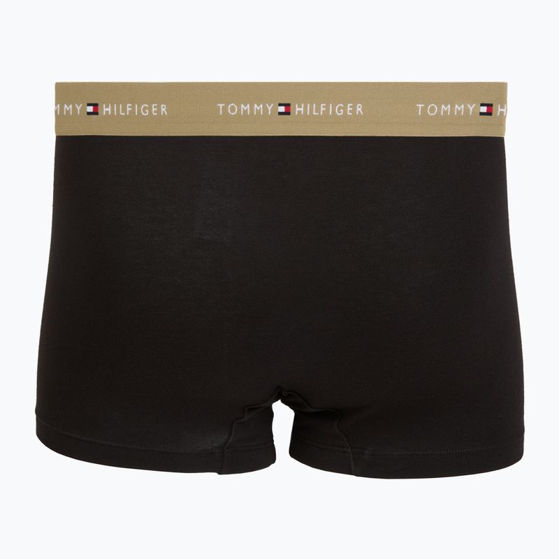 Pánské boxerky Tommy Hilfiger Trunk WB 3 pairs army green/wdg blue/ptch blue 5
