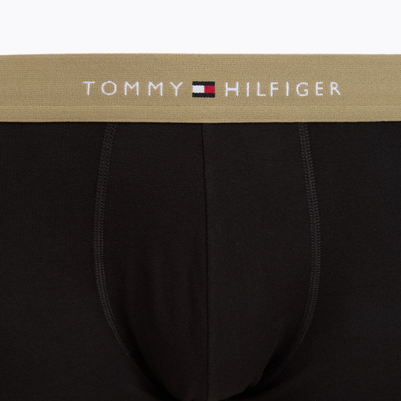 Pánské boxerky Tommy Hilfiger Trunk WB 3 pairs army green/wdg blue/ptch blue 6