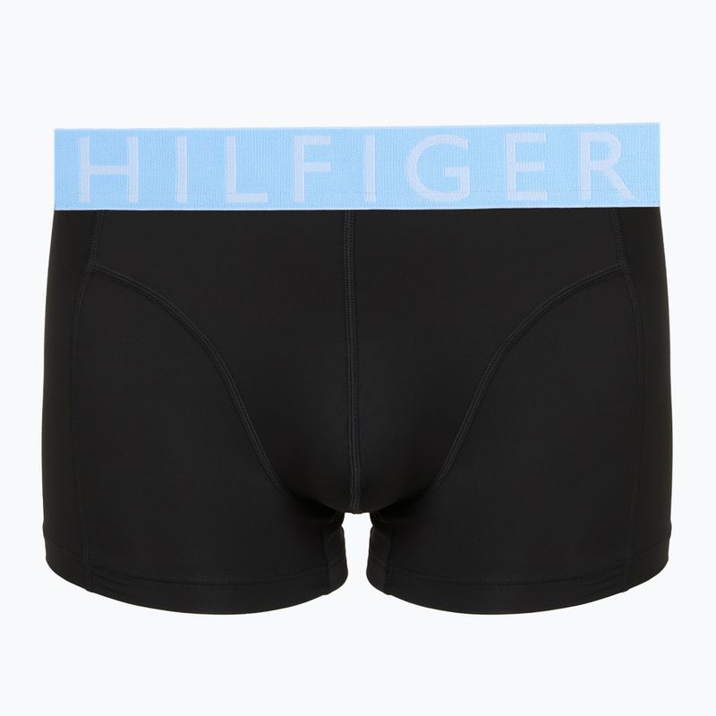 Pánské boxerky Tommy Hilfiger Trunk WB Cooling Technology 3 steam tra rd/brz blue/jde wnk 2