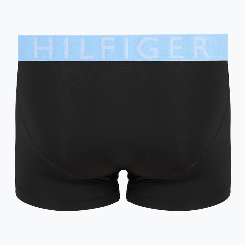 Pánské boxerky Tommy Hilfiger Trunk WB Cooling Technology 3 steam tra rd/brz blue/jde wnk 3