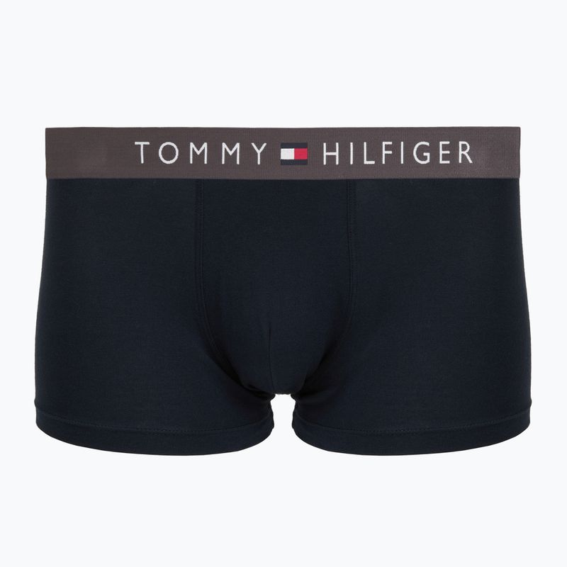 Pánské boxerky Tommy Hilfiger Trunk WB 3 pairs dark ash/brzy blue/rouge 3