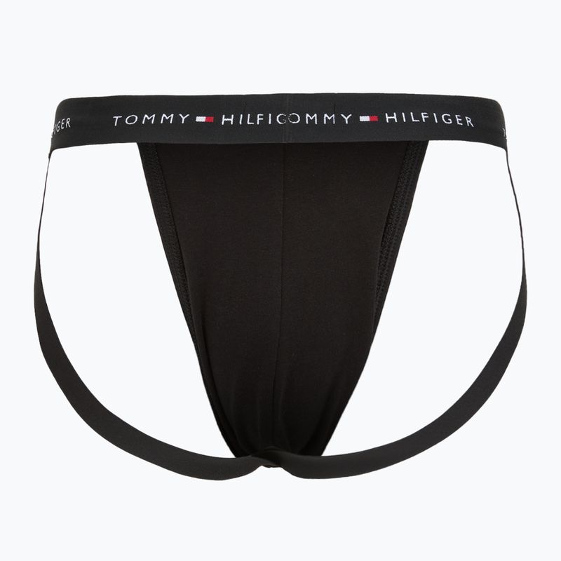Pánské slipy Tommy Hilfiger Cotton Jockst 3 pack black/black/black 3