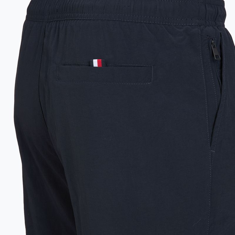 Pánské koupací šortky Tommy Hilfiger Medium Drawstring Zip Pocket desert sky 4