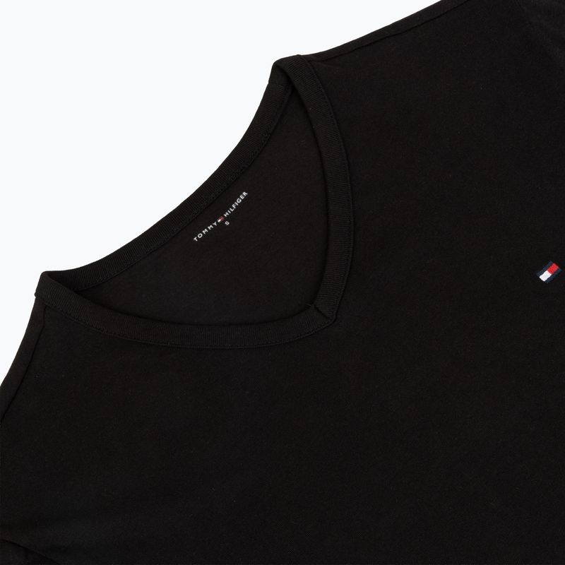 Pánské tričko na lezení Tommy Hilfiger Cotton V-Neck black/black/black 3