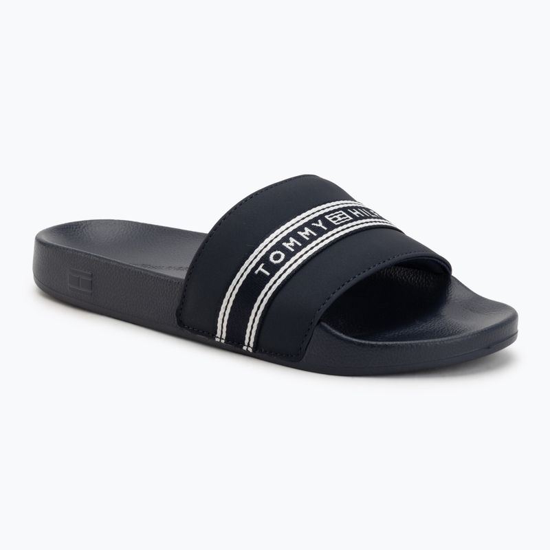 Dámské pantofle Tommy Hilfiger Webbing Pool space blue