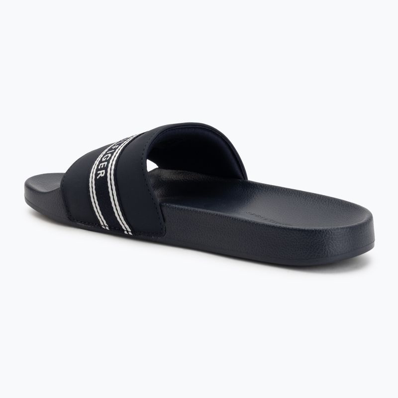 Dámské pantofle Tommy Hilfiger Webbing Pool space blue 3