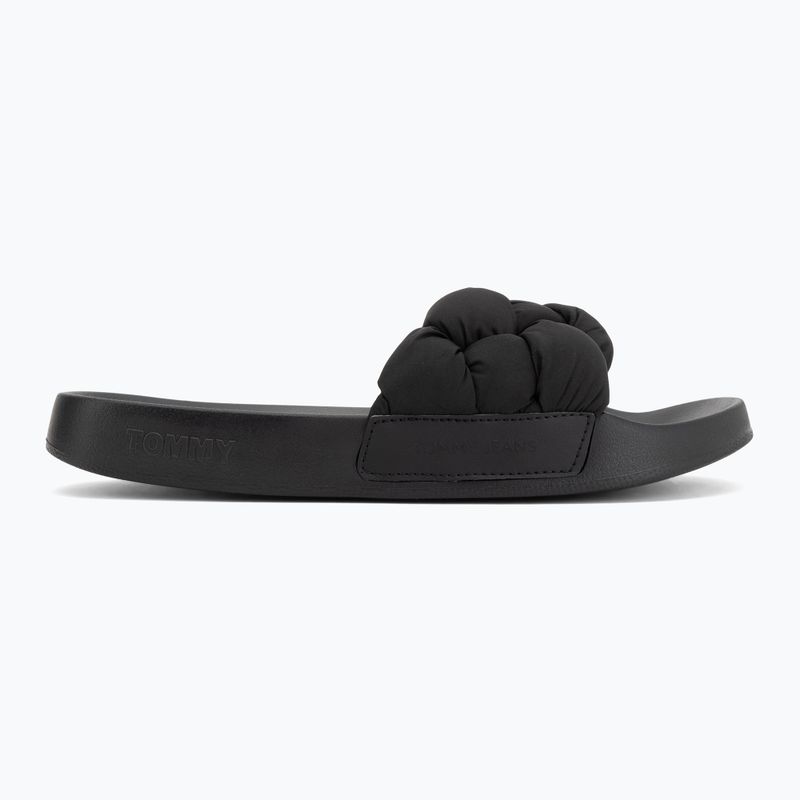 Dámské pantofle Tommy Jeans Braided black 2