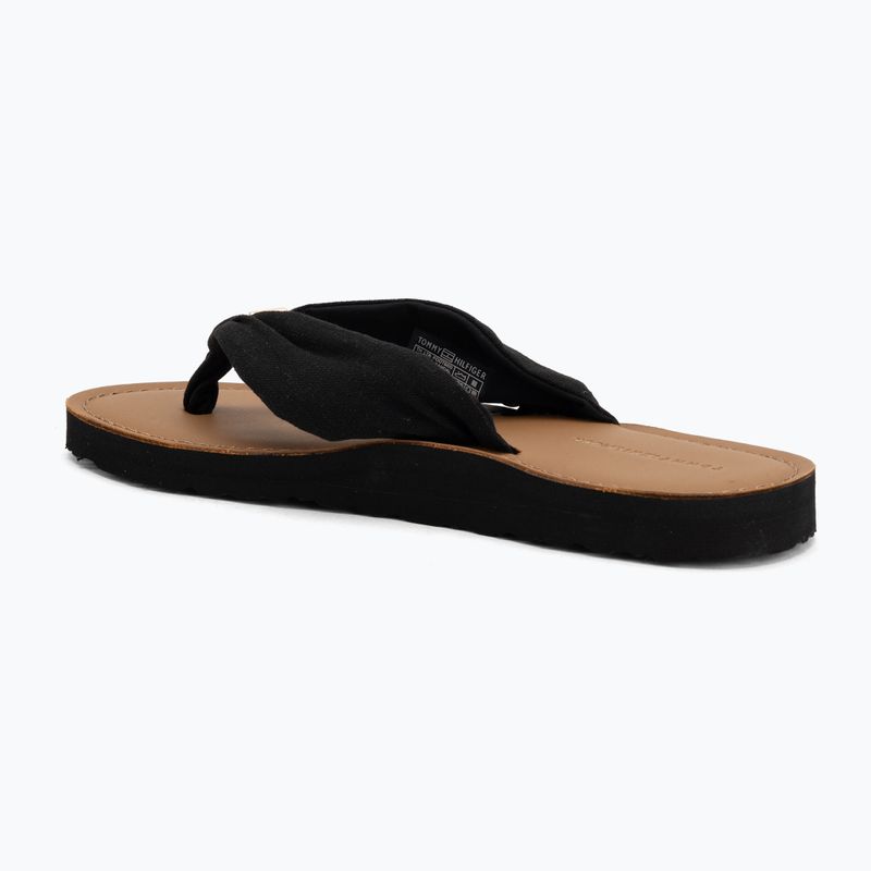 Dámské žabky Tommy Hilfiger Footbed Summer Sandal Leather black 3
