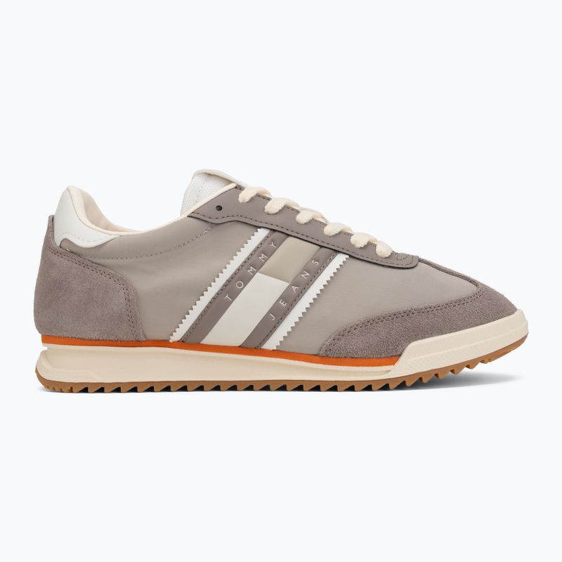 Pánské boty Tommy Jeans Retro Runner Cleated Mix porcini taupe 2