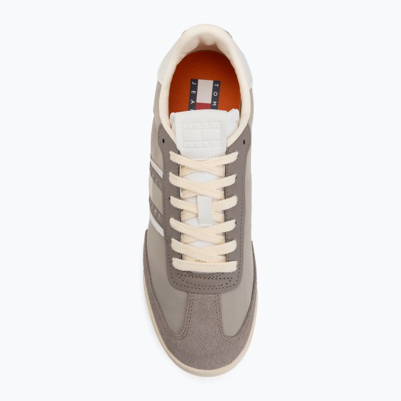 Pánské boty Tommy Jeans Retro Runner Cleated Mix porcini taupe 5