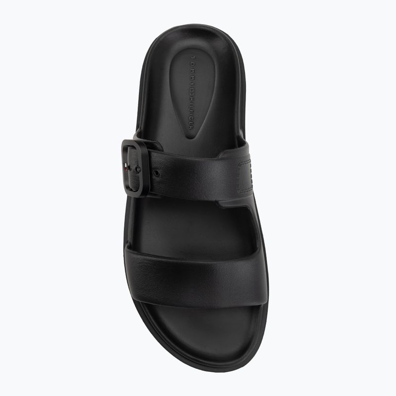 Dámské pantofle Tommy Hilfiger Light Double Strap black 5