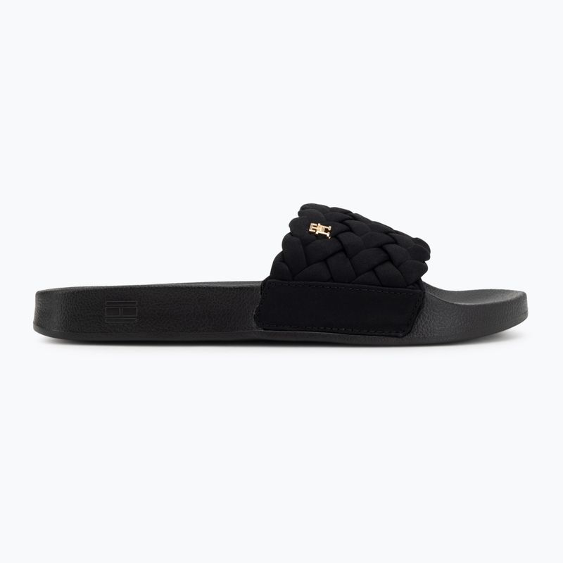 Dámské pantofle Tommy Hilfiger Braided Pool black 2