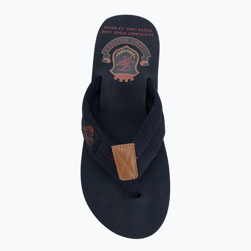 Pánské žabky Tommy Hilfiger Patch Beach Sandal desert sky 5