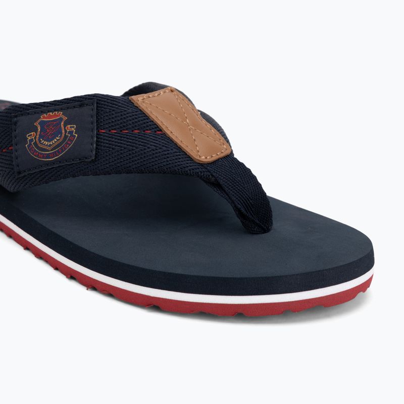 Pánské žabky Tommy Hilfiger Patch Beach Sandal desert sky 7