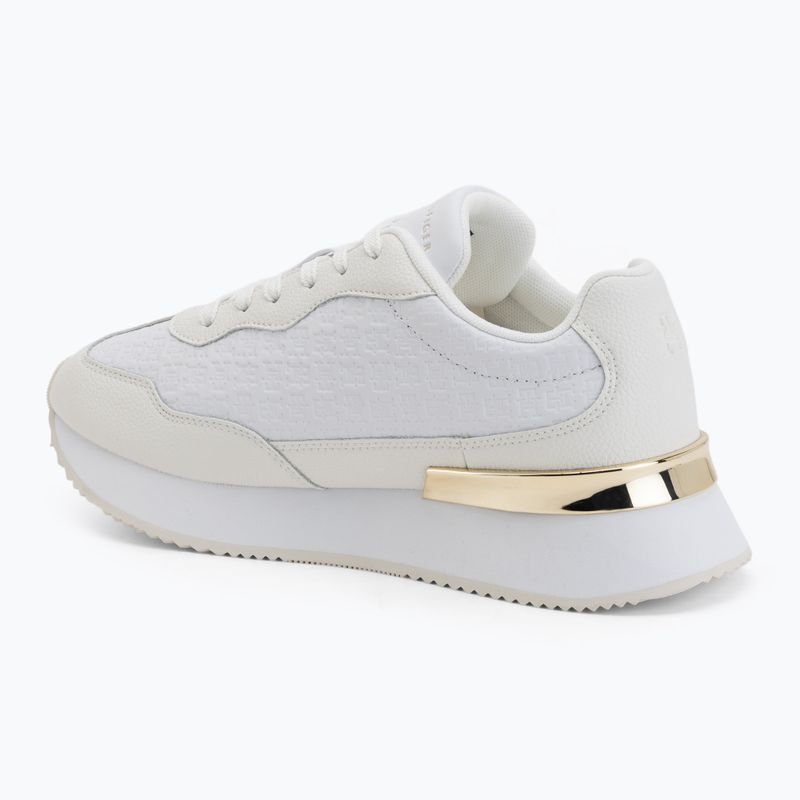 Dámské boty Tommy Hilfiger Chic Monogram Runner white/ecru 3