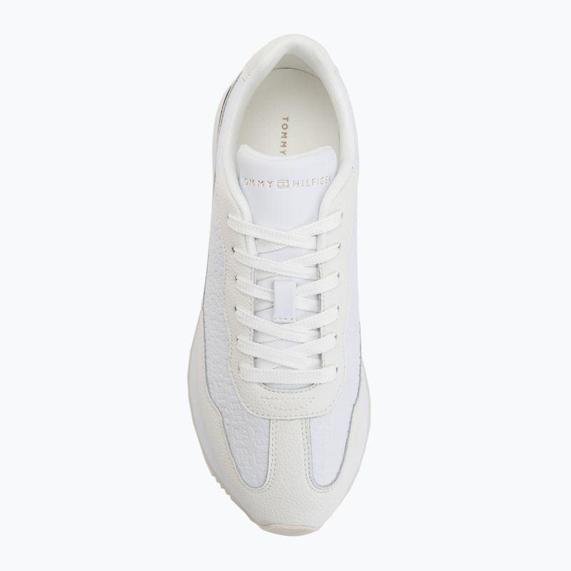 Dámské boty Tommy Hilfiger Chic Monogram Runner white/ecru 5