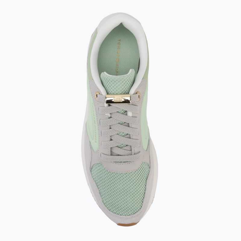 Dámské boty Tommy Hilfiger Chic Eva Runner Mesh gentle jade/grey whisper 5