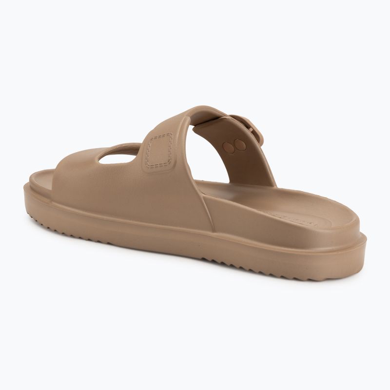 Dámské pantofle Tommy Hilfiger Double Strap Sandal Pearl safari canvas pearlized 3