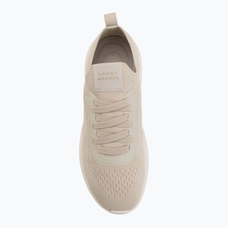 Dámské boty Tommy Hilfiger Knit Extralight Runner classic beige 5