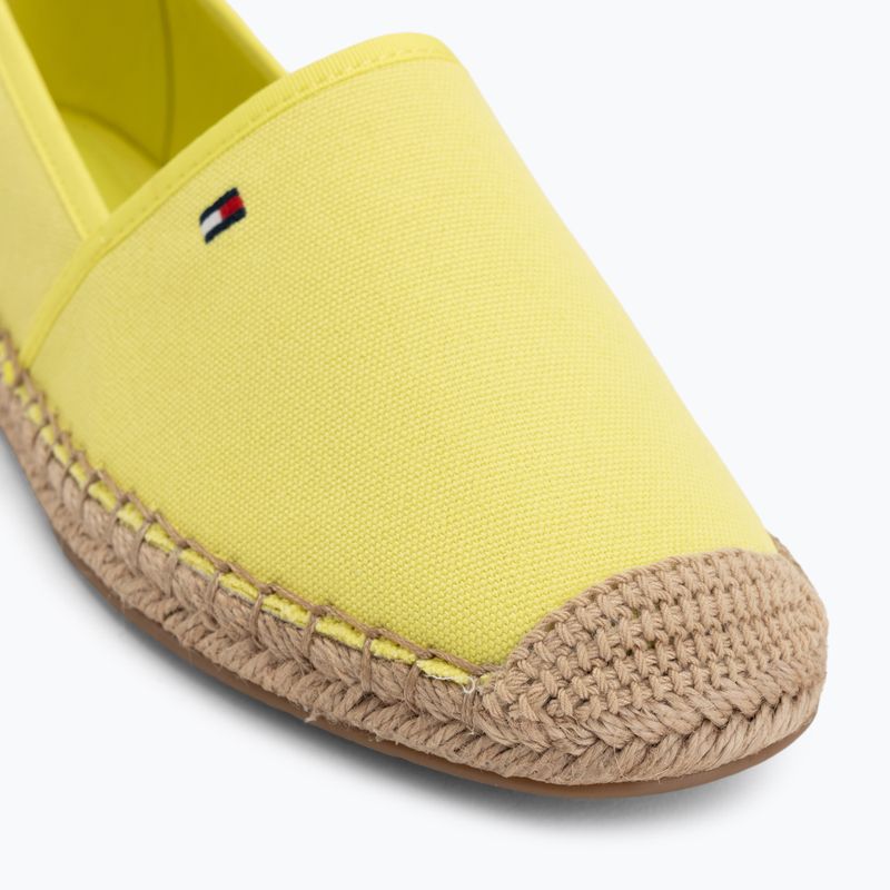 Dámské espadrilky Tommy Hilfiger Flag Canvas lime 7