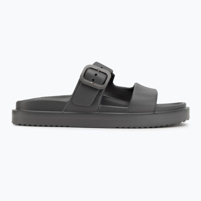 Dámské pantofle Tommy Hilfiger Double Strap Sandal Pearl dark grey pearlized 2