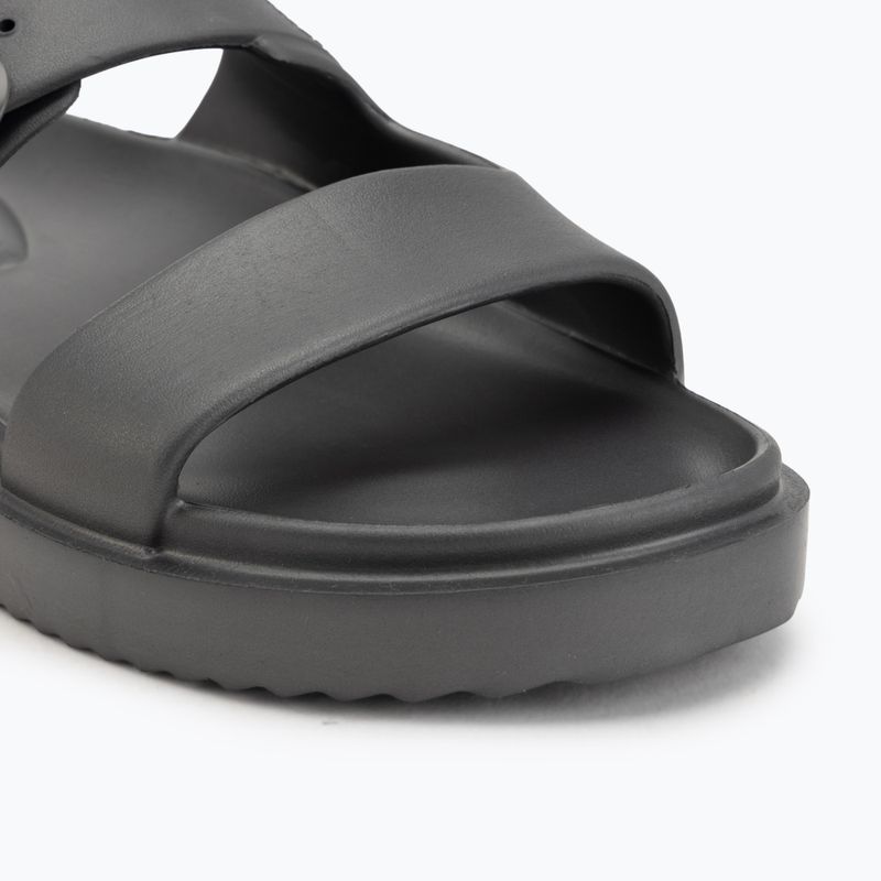 Dámské pantofle Tommy Hilfiger Double Strap Sandal Pearl dark grey pearlized 7
